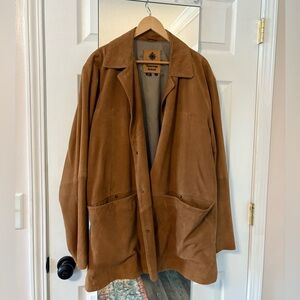 The Territory Ahead Vintage Brown Suede Men's Jacket